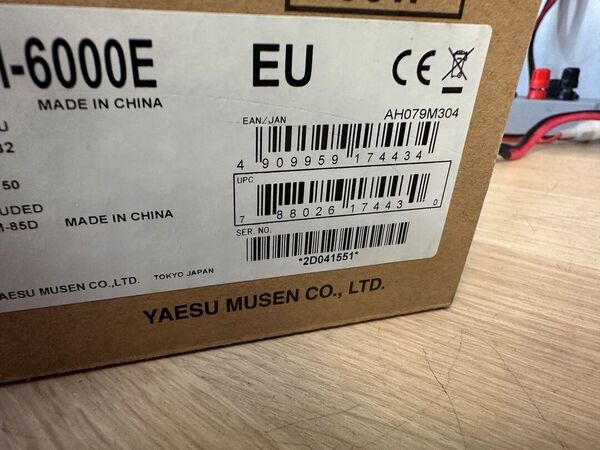 YAESU FTM 6000 BIBANDA VEICOLARE COME NUOVO DA DEMO CON IMBALLO GARANZIA CSY AND SON