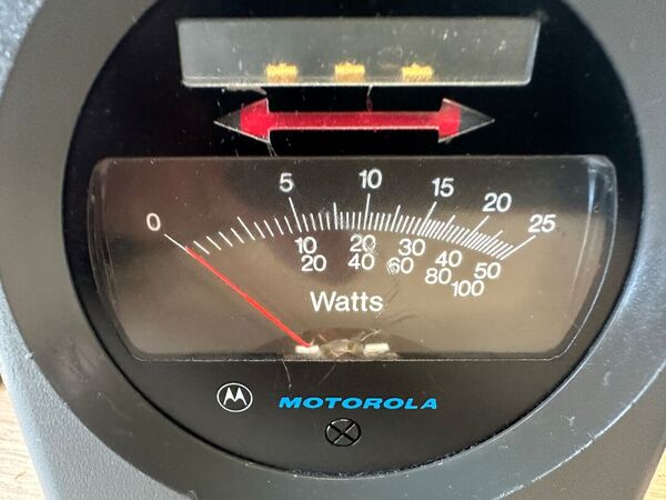 MOTOROLA S 1350 C WATTMETRO VINTAGE CON CUSTODIA E SONDE OTTIMO