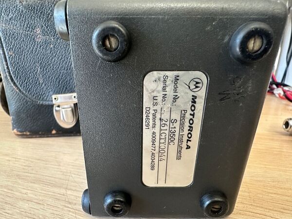 MOTOROLA S 1350 C WATTMETRO VINTAGE CON CUSTODIA E SONDE OTTIMO