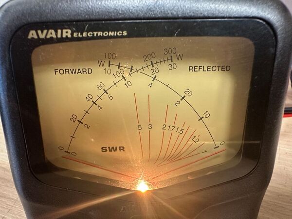 AVAIR AV 20 ROSWATTMETRO DA 1,8 A 200 MHZ OTTIMO
