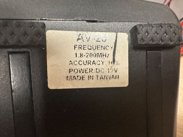 AVAIR AV 20 ROSWATTMETRO DA 1,8 A 200 MHZ OTTIMO