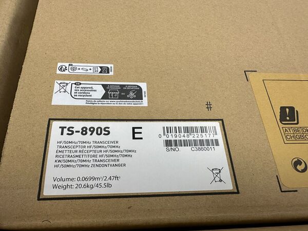 KENWOOD TS 890 HF E 50 MHZ ALL MODE COME NUOVO FEBBRAIO 2026 IMBALLO E GARANZIA FILTRO CW