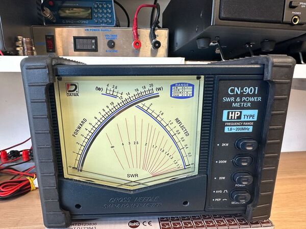 DAIWA CN 901 HP ROSWATTMETRO FINO A 2 KW COME NUOVO CON IMBALLO