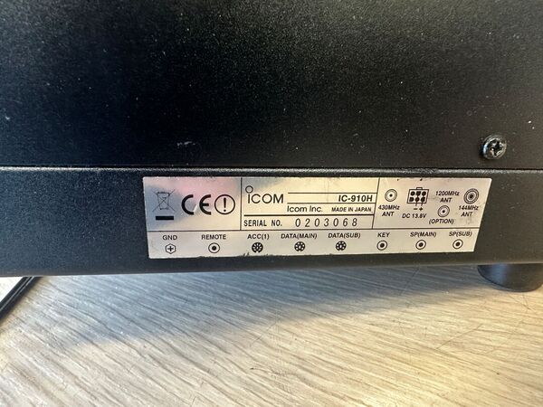 ICOM IC 910 H BIBANDA VHF E UHF ALL MODE OTTIMO CON DSP CONVERTITORE PER SDR