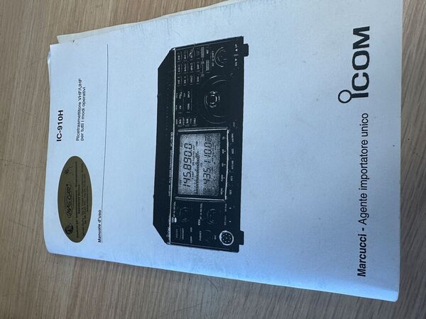 ICOM IC 910 H BIBANDA VHF E UHF ALL MODE OTTIMO CON DSP CONVERTITORE PER SDR