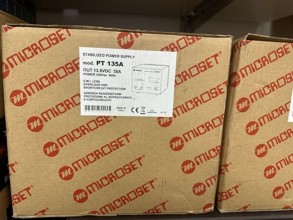 MICROSET - PT135A - ALIMENTATORE LINEARE 35A NUOVO PRONTA CONSEGNA