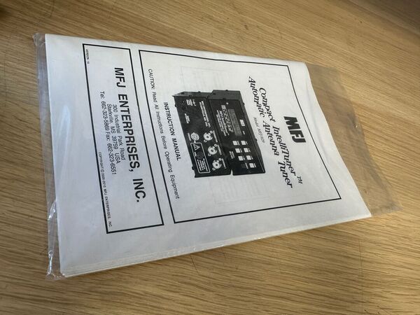 MFJ-929 ACCORDATORE D'ANTENNA AUTOMATICO - ROS/WATTMETRO DIGITALE DISPLAY LCD, 1.8-30MHZ CON FREQUENZIMETRO OTTIMO CON CAVETTO YAESU