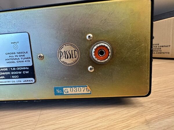 DAIWA CNW 419 ACCORDATORE MANUALE HF 500 WATT PEP OTTIMO