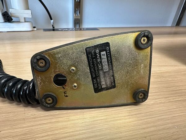 ICOM SM 5 MIKE BASE OTTIMO