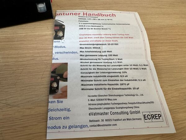 ATU 100 ACCORDATORE AUTOMATICO HF E 50 MHZ OTTIMO