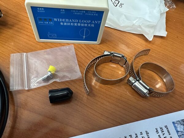 K180WLA Antenna Loop Attiva con Guadagno Regolabile Banda da 100KHz a 180MHz NUOVA SOLO APERTA DALLA SCATOLA