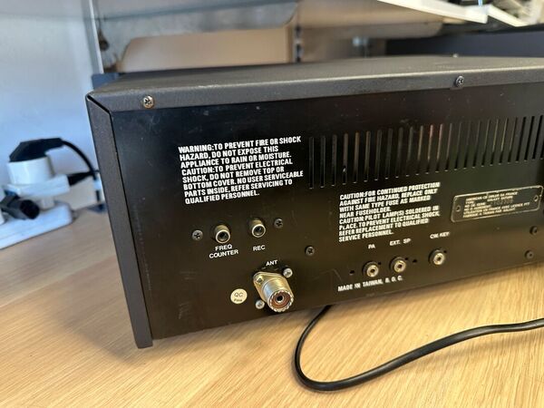 CRT GALAXI SATURNE CB HF BASE ALIMENTAZIONE A 220 V 6 BANDE OTTIMO