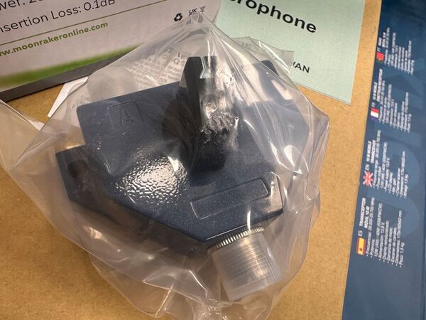 MOONRAKER CS 201 CONNETTORE DI ANTENNA 2 VIE  PL DA 0 A 1000 MHZ  NUOVO PRONTA CONSEGNA