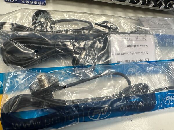 PNI T301 per antenne filettate include spina PL259 lunga 4 m NUOVO DISPONIBILE