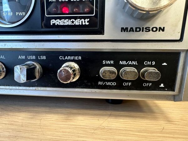 PRESIDENT MADISON CB 80 CANALI ALL MODE AM USB LSB ALIMENTAZIONE A 220 V OTTIMO
