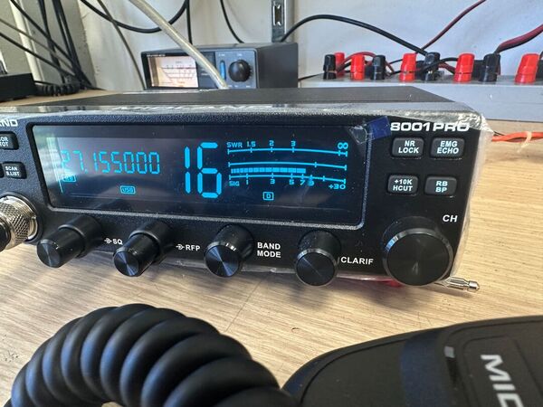 MIDLAND 8001 PRO CB HF ALL MODE COME NUOVO ACQUISTATO 16 APRILE 2026 CON IMBALLO