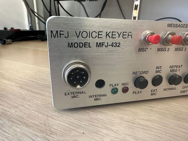 MFJ 432 Voice Memory Keyer OTTIMO CAVO KENWOOD