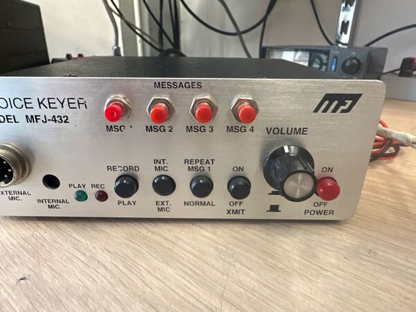 MFJ 432 Voice Memory Keyer OTTIMO CAVO KENWOOD