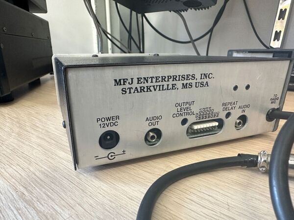 MFJ 432 Voice Memory Keyer OTTIMO CAVO KENWOOD