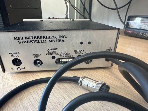 MFJ 432 Voice Memory Keyer OTTIMO CAVO KENWOOD