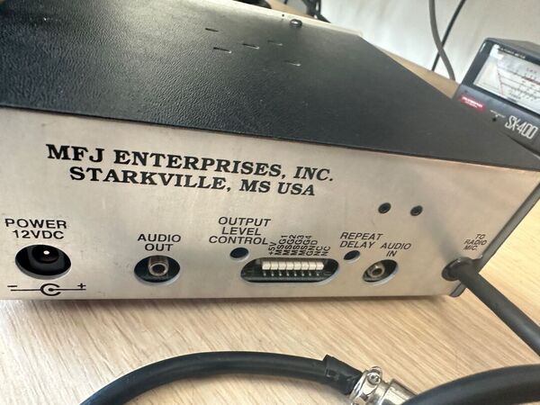 MFJ 432 Voice Memory Keyer OTTIMO CAVO KENWOOD