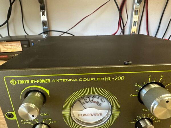 TOKYO HI POWER ANTENNA CUOPLER HC 200  ACCORDATORE MANUALE ANTENNA HF OTTIMO E RARO CON IMBALLO