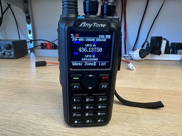 ANYTONE AT D878 UV PLUS PORTATILE BIBANDA 144 /430 ANALOGICO DIGITALE DMR OTTIMO CON IMBALLO
