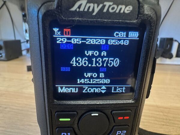 ANYTONE AT D878 UV PLUS PORTATILE BIBANDA 144 /430 ANALOGICO DIGITALE DMR OTTIMO CON IMBALLO