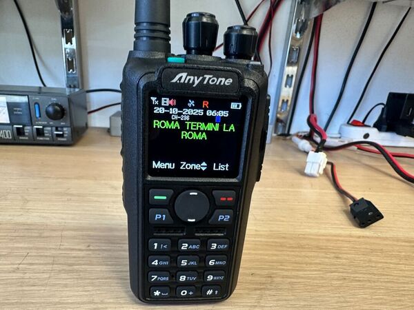 ANYTONE AT D 878 UV II PLUS BIBANDA PORTATILE ANALOGICO DIGITALE DMR COME NUOVO CON IMBALLO