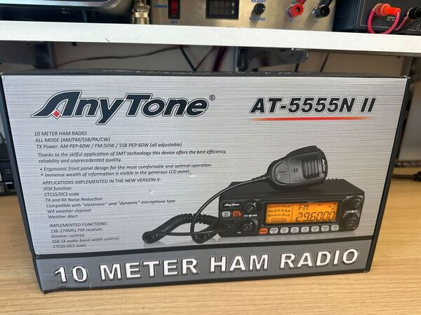ANYTONE AT 5555N II CB HF ALL MODE COME NUOVO CON IMBALLO