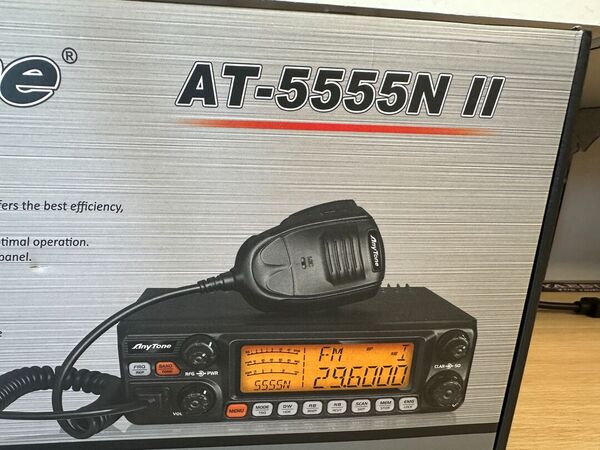 ANYTONE AT 5555N II CB HF ALL MODE COME NUOVO CON IMBALLO