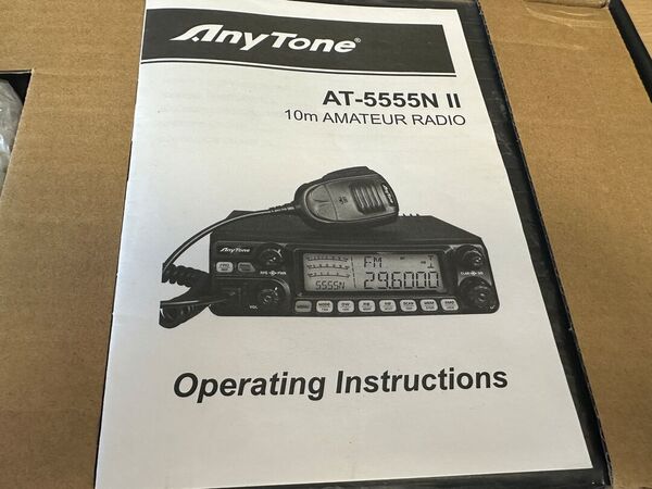 ANYTONE AT 5555N II CB HF ALL MODE COME NUOVO CON IMBALLO