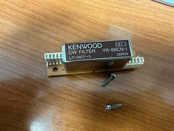 KENWOOD YK 88CN-1 FILTRO CW PER K TS 850 , 450 E SIMILARI OTTIMO