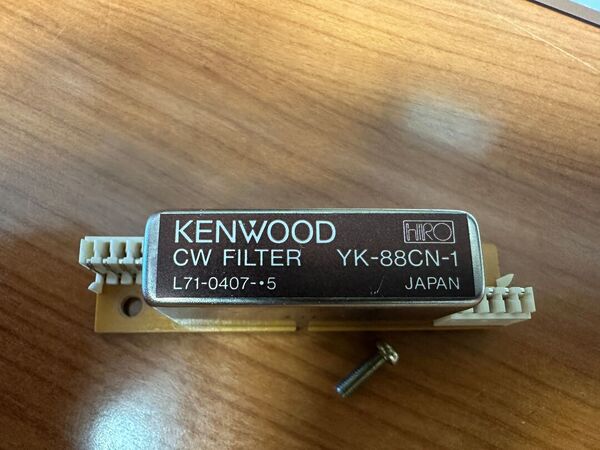 KENWOOD YK 88CN-1 FILTRO CW PER K TS 850 , 450 E SIMILARI OTTIMO