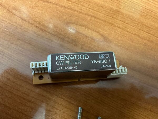 KENWOOD YK 88C-1 FILTRO CW PER K TS 850 , 450 E SIMILARI OTTIMO