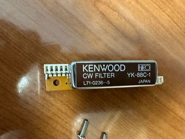 KENWOOD YK 88C-1 FILTRO CW PER K TS 850 , 450 E SIMILARI OTTIMO