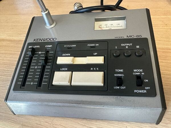 KENWOOD MC 85 MIKE BASE CON COMPRESSORE  OTTIMO