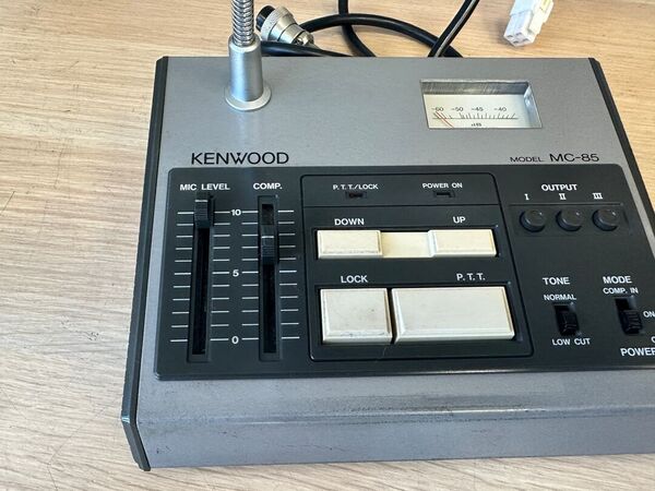 KENWOOD MC 85 MIKE BASE CON COMPRESSORE  OTTIMO