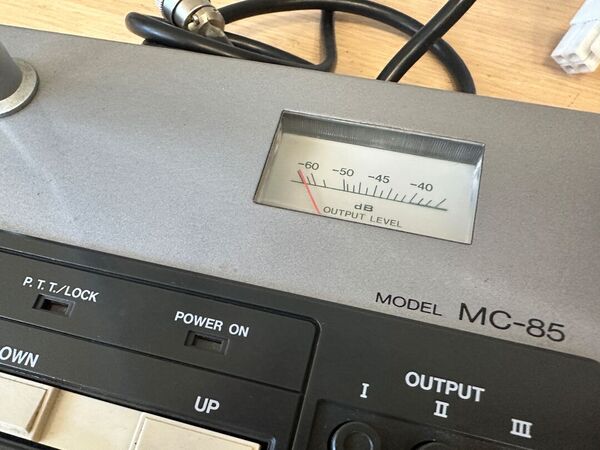 KENWOOD MC 85 MIKE BASE CON COMPRESSORE  OTTIMO