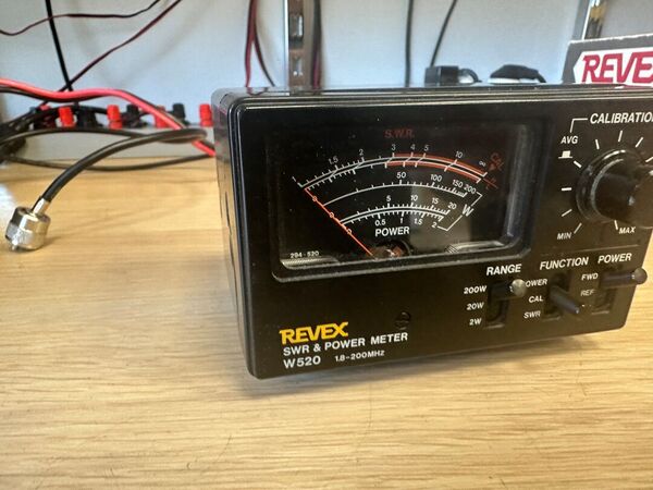 REWEX W 520' ROSWATTMETRO DA 1.8 A 200 MHZ  200 WATT OTTIMO CON IMBALLO