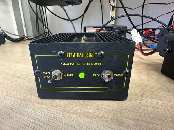 MICROSET 144 MHZ LINEAR  AM FM SSB 30 WATT PEP OTTIMO