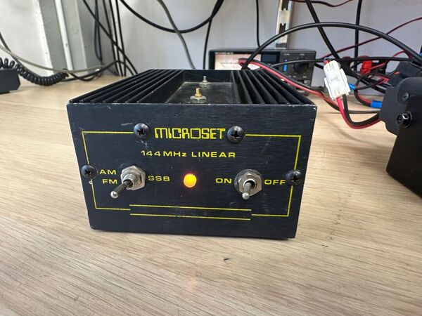 MICROSET 144 MHZ LINEAR  AM FM SSB 30 WATT PEP OTTIMO