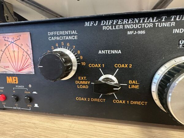 MFJ-986 ACCORDATORE ANTENNA MANUALE HF  ASIM /SIM/ LONGWIRE 1500W PEP OTTIMO