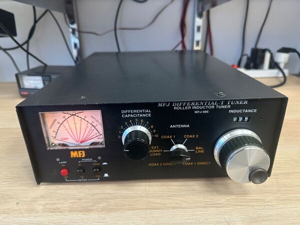MFJ-986 ACCORDATORE ANTENNA MANUALE HF  ASIM /SIM/ LONGWIRE 1500W PEP OTTIMO