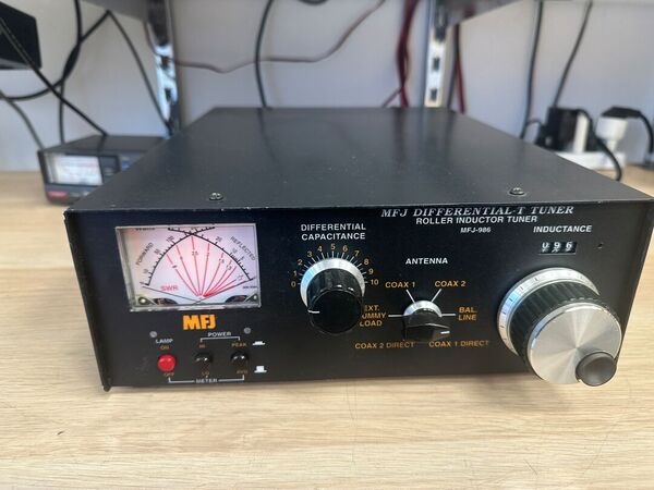 MFJ-986 ACCORDATORE ANTENNA MANUALE HF  ASIM /SIM/ LONGWIRE 1500W PEP OTTIMO