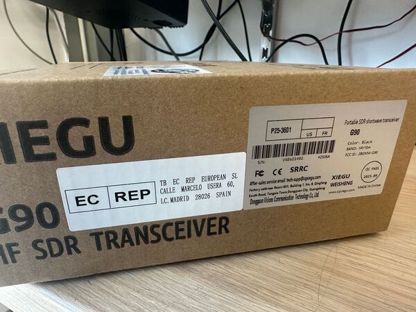 XIEGU G 90  RICETRASMETTITORE  HF 20 Watt SSB/CW/AM SDR COME NUOVO FEBBRAIO 2026 CON IMBALLO