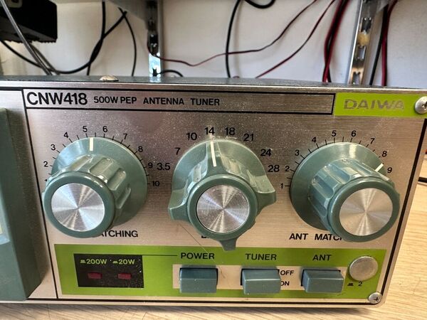 DAIWA CNW 418 ACCORDATORE MANUALE ANTENNA HF 500 WATT PEP OTTIMO