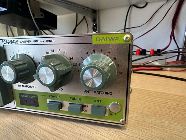 DAIWA CNW 418 ACCORDATORE MANUALE ANTENNA HF 500 WATT PEP OTTIMO