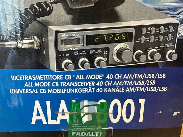 ALAN 8001 CB HF ALL MODE MODIFICATO ECO COLT OTTIMO CON IMBALLO