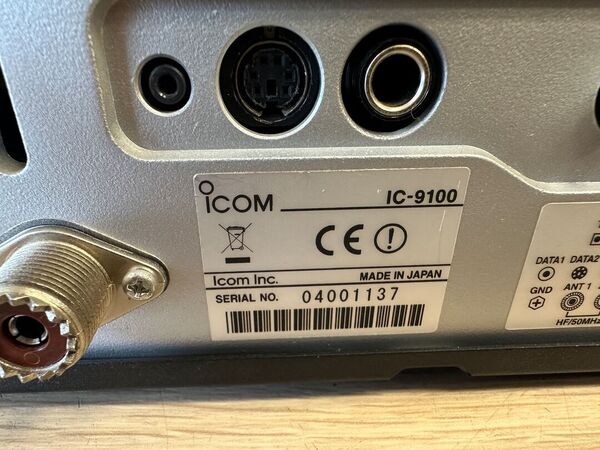 ICOM IC 9100 PENTABANDA ALL MODE HF 50 144 430 1200 MHZ  FULL OPTIONAL FILTRI  FL 430 3 FL 431 , D STAR  E IMBALLO